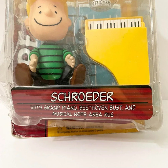 Peanuts Good ol Charlie Brown Schroeder Grand Piano Beethoven Bust Music Flaws - Picture 3 of 15